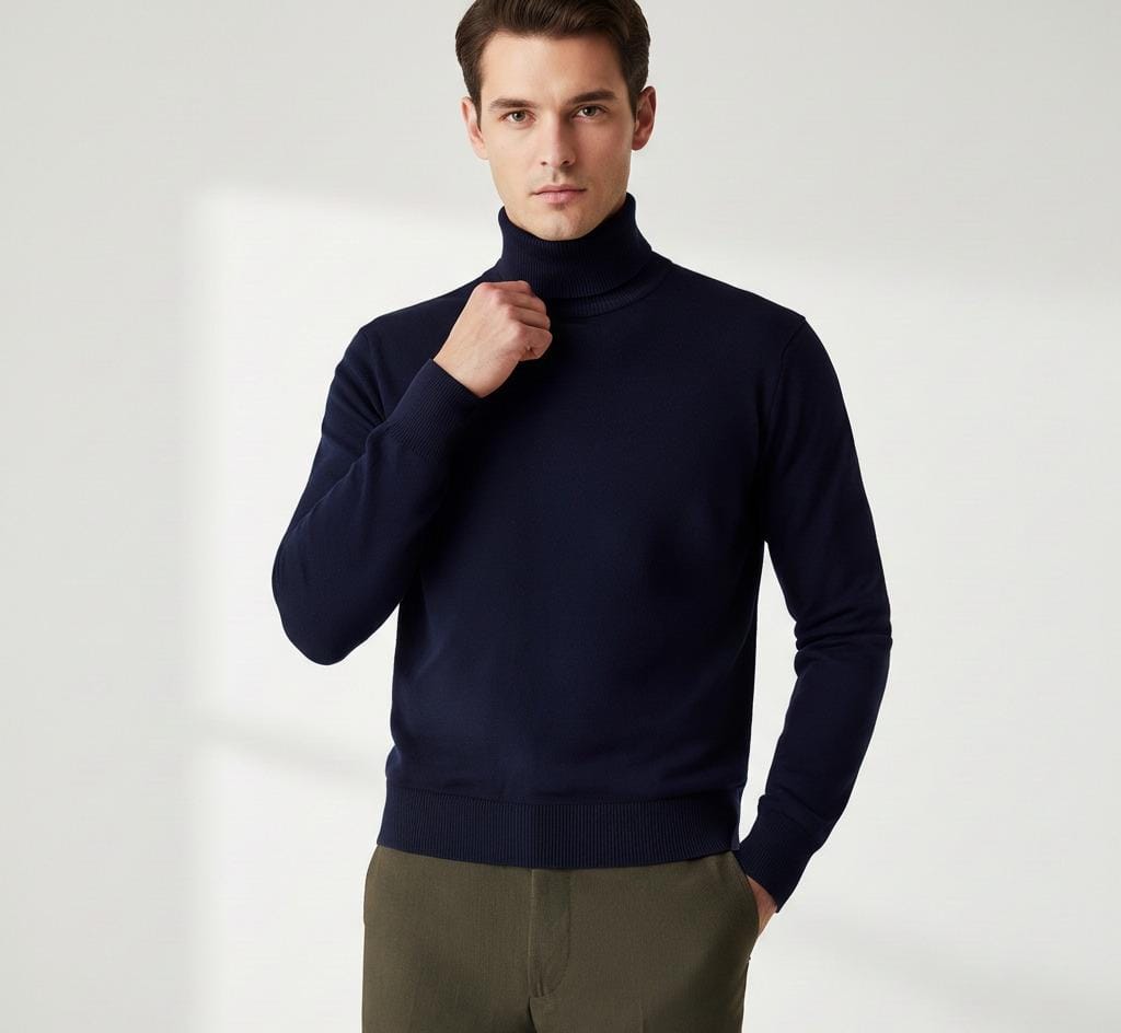 Signature Knit - Navy