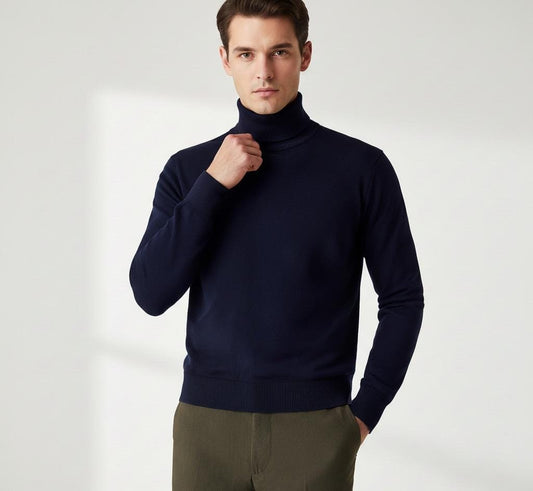 Signature Knit - Navy