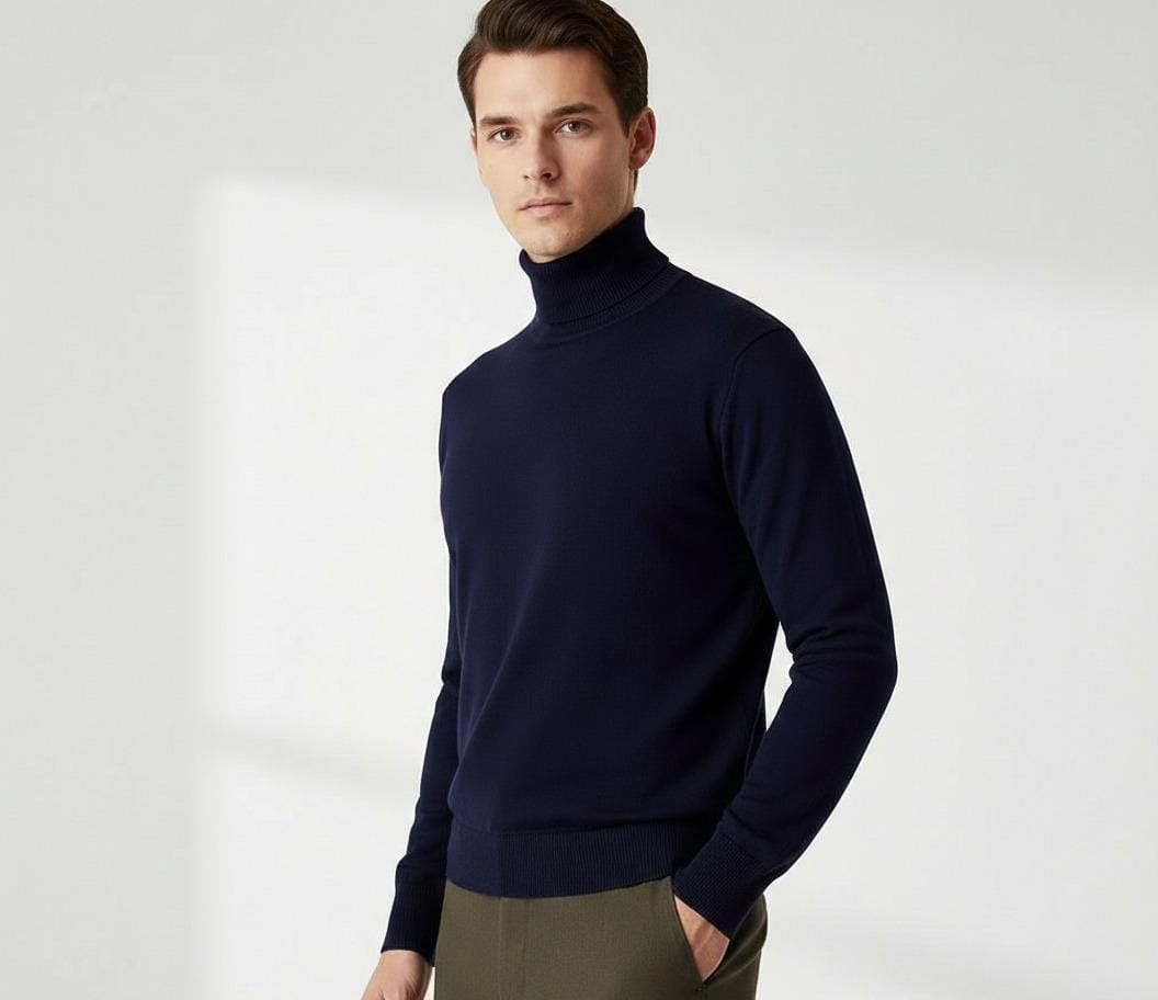 Signature Knit - Navy