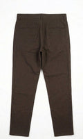 Linen Trousers — Chocolate Brown
